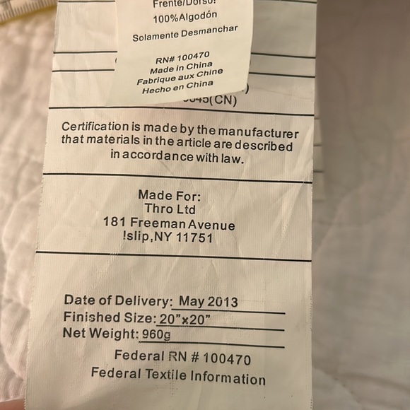 NWT Chevron Pillow - Picture 8 of 16